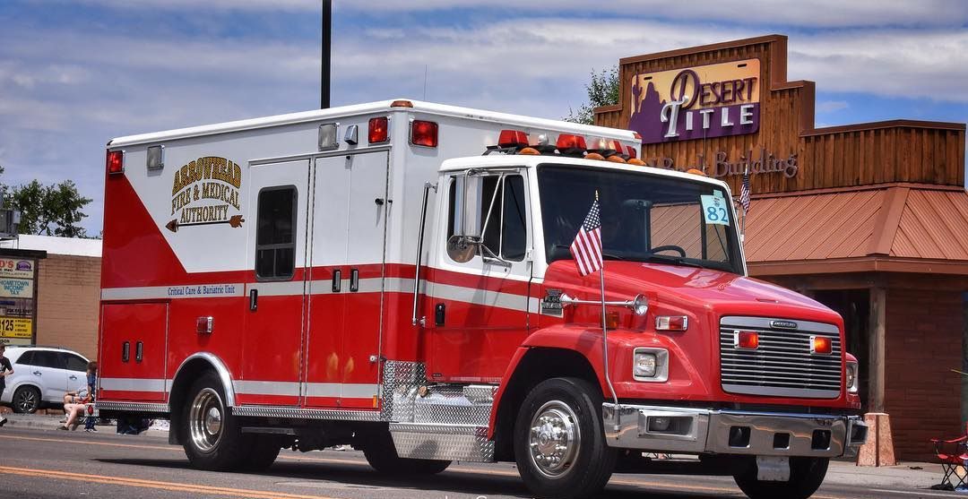 Show Low EMS is now Arrowhead - ambulance picture